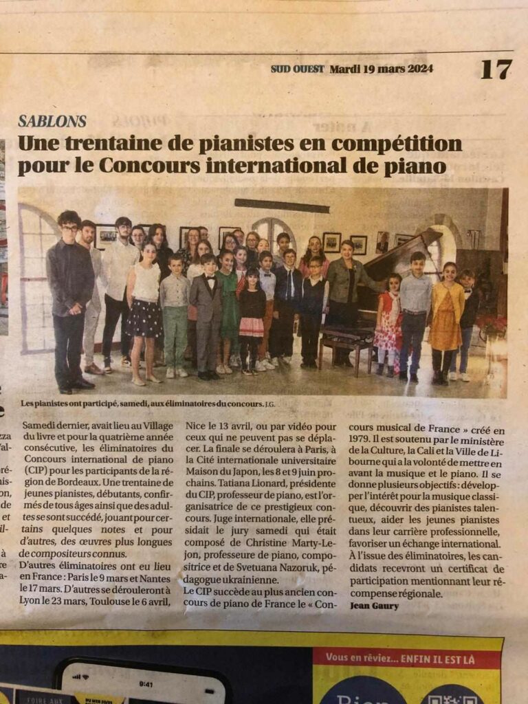 concours international de piano